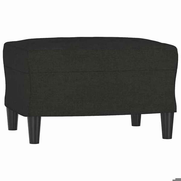 Maison Exclusive - Sæt af 4 sofaer med puder Sort Stof