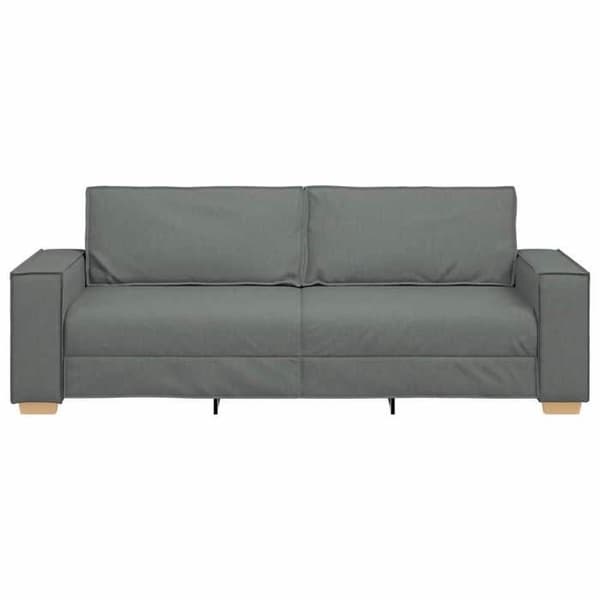 Maison Exclusive - Sofa 3 pladser Mørkegrå 220x78x84 cm Stof