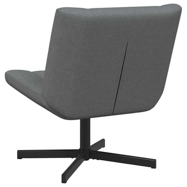 Maison Exclusive - Snurrstol Mörkgrå 63 x 75 x 76 cm tyg