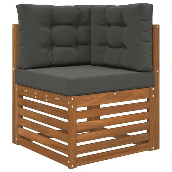 Maison Exclusive - Udendørs sofa pude Polyester Antracit 60 x 60 cm antracit