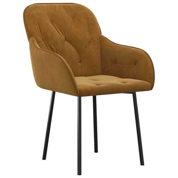 Maison Exclusive - Ruokatuolit 2 kpl Ruskea Sametti