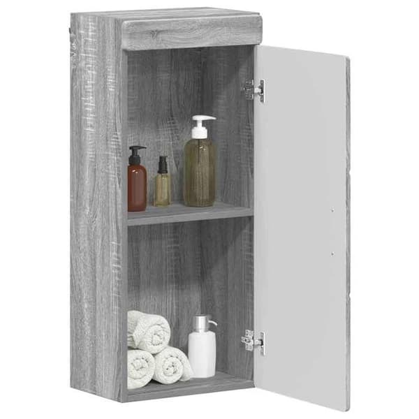 Maison Exclusive - Väggmonterad badrumsskåp TULUM Sonoma grå Gris Sonoma