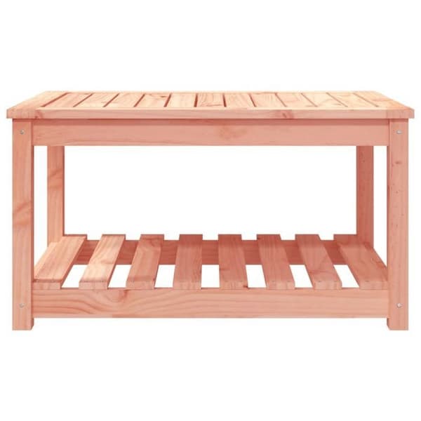 Havemøbel - EKSKLUSIV HUS - 82,5x50,5x45 cm - Massivt douglastræ - Åben hylde - Rektangulær Naturligt trä (douglas)
