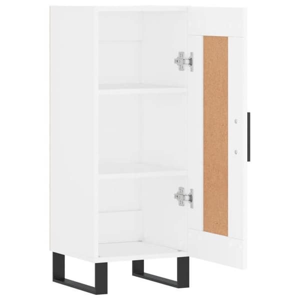 Maison Exclusive - Vit buffé 34,5x34x90 cm ingenjörsträ