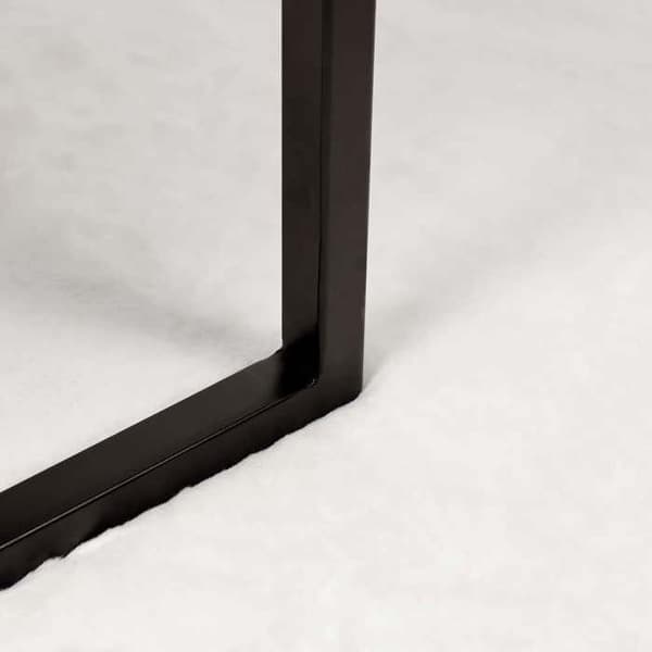 Matta - EXKLUSIVT HEM - OLITE - Rund Ø120 cm - Falsk päls polyester - Antislip baksida Vit