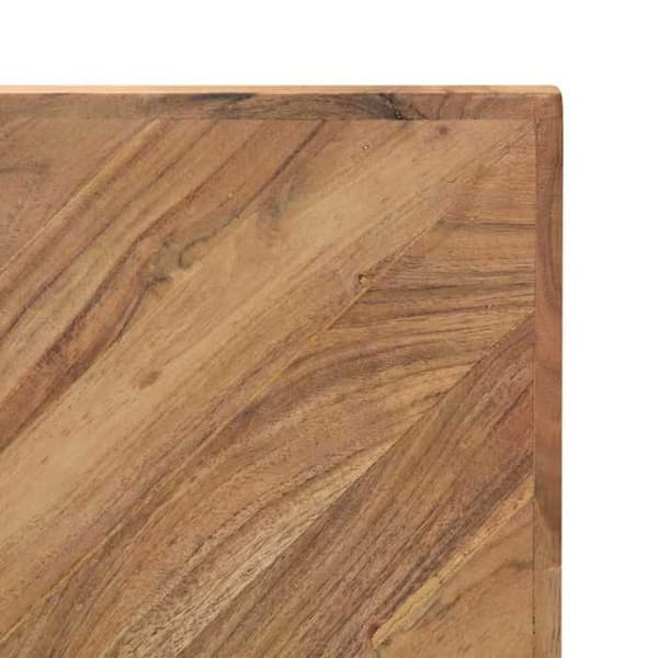 Maison Exclusive - Sofabord 110x110x36 cm Solid akacietræ kastanj
