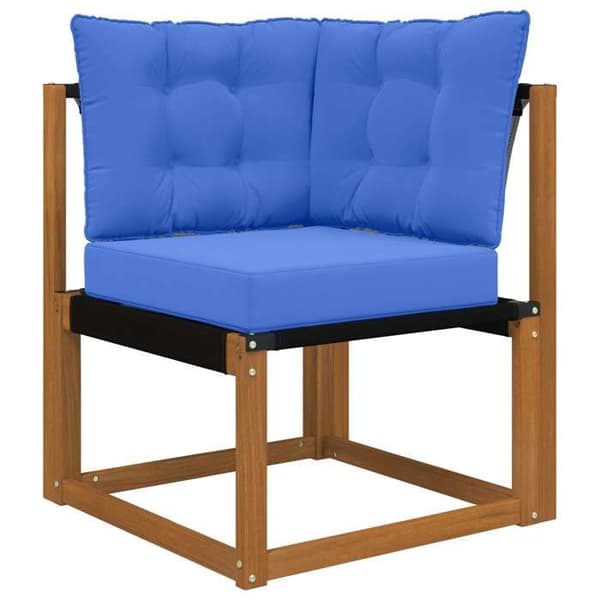 Utomhussoffkudde - EXKLUSIV HEM - 40x60 cm - Polyester - Avtagbart blixtlåsfodral - Kunglig blå kungsblå
