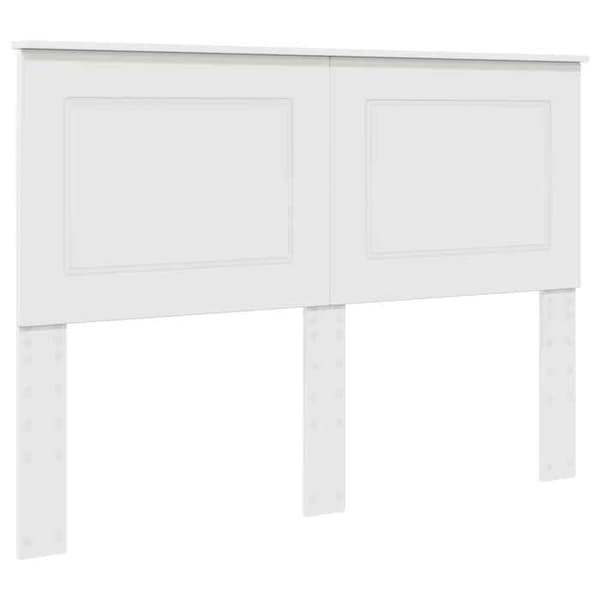 Maison Exclusive - Vit sänggavel 100 cm Ingenjörsträ