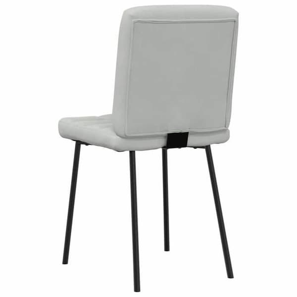 Maison Exclusive - Matstolar set om 4 Ljusgrå Sammet