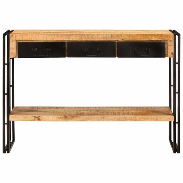 Maison Exclusive - Konsolipöytä 110x30x76 cm Kiinteä mangopuu