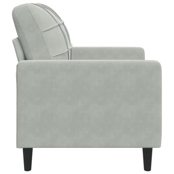 Maison Exclusive - Ljusgrå Fåtölj 60 cm Sammet