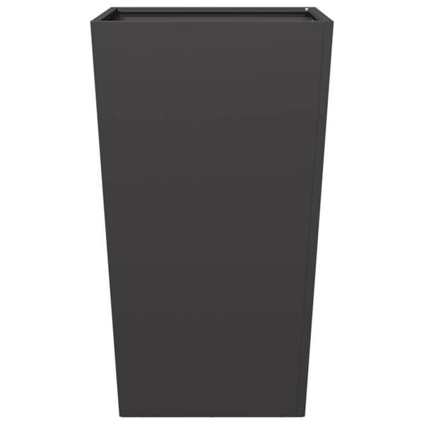 Maison Exclusive - Sort plantekasse 45x45x75 cm stål