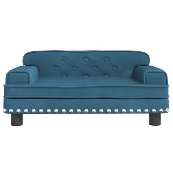 Maison Exclusive - Sininen koiranpeti 70x45x30 cm samettia Blå