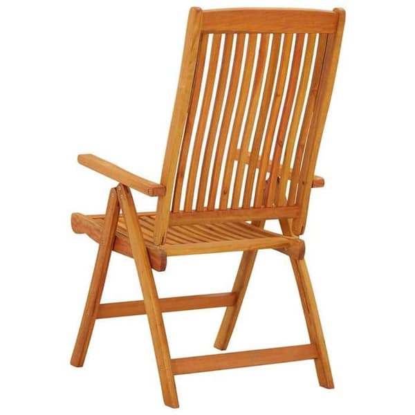 Maison Exclusive - 2 stk. sammenklappelige stole i massivt eucalyptus træ
