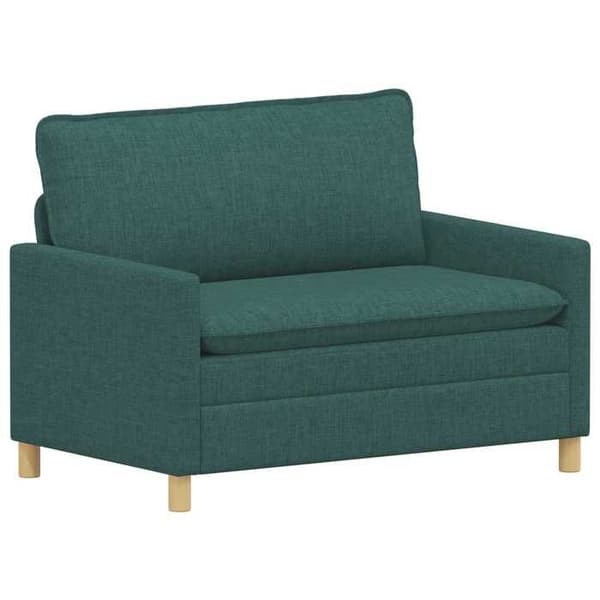 Maison Exclusive - Sæt af 2 sofaer Mørkegrøn Stof