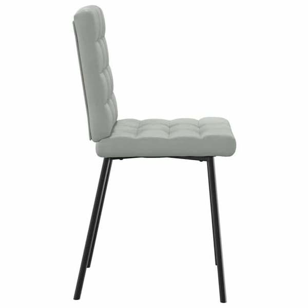 Maison Exclusive - Matstolar set om 4 Ljusgrå Sammet