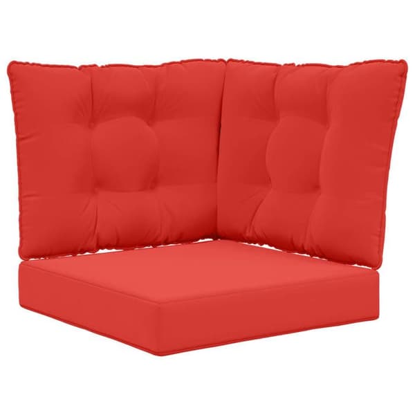 Utomhus soffkudde - EXKLUSIV HEM - 50,5 x 50,5 cm - Röd - Polyester - Avtagbart fodral Röd