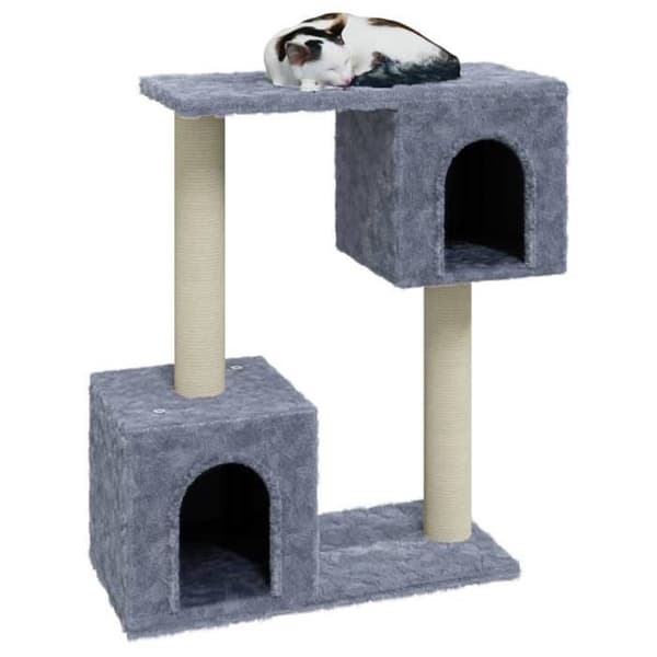 Maison Exclusive - Kattekradse med sisal i lys grå 60 cm ljusgrått