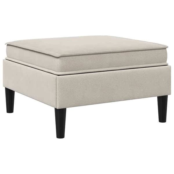 Maison Exclusive - Puff med Opbevaring Havre Velour