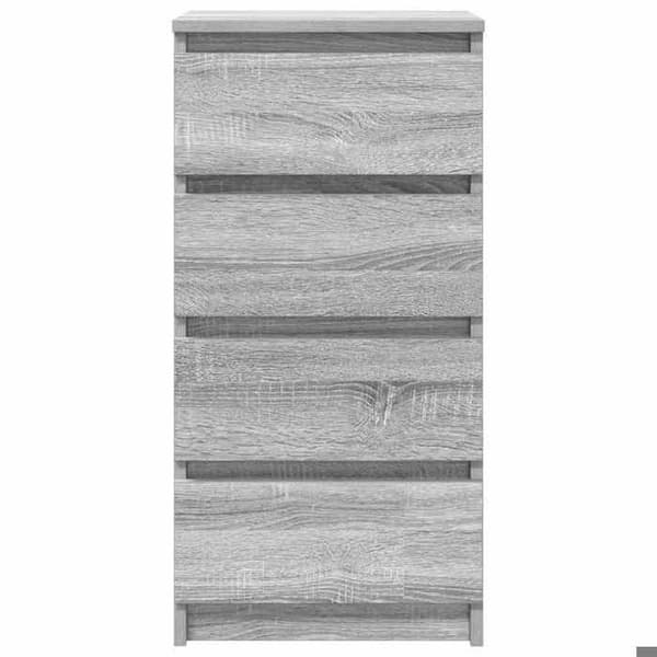 Maison Exclusive - Buffé Sonoma grå 37,5x35x76 cm ingenjörsträ
