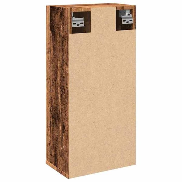 Maison Exclusive - Väggmonterad badrumsskåp gammalt trä 32x20x67 cm