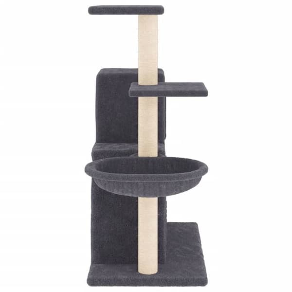 Maison Exclusive - Kattekradse med sisal i mørkegrå 83 cm mörkgrå