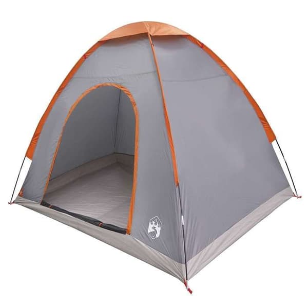 Maison Exclusive - Campingtelt til 2 personer Grå og orange