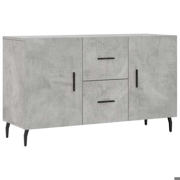 Maison Exclusive - Buffet grå beton 100x36x60 cm ingeniørtræ
