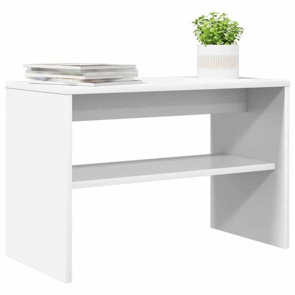 Maison Exclusive - TV-möbel 60 x 30 x 40 cm Vit Ingenjörsträ