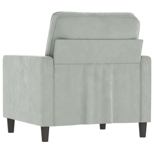 Maison Exclusive - Lysegrå Stol 60 cm Velour