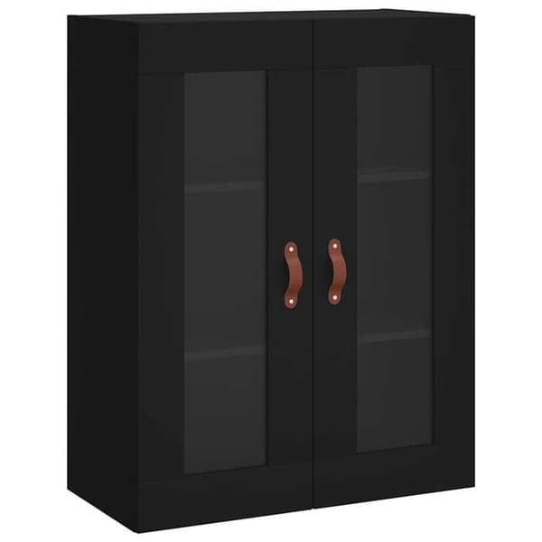 Maison Exclusive - Musta seinäkaappi 69,5x34x90 cm