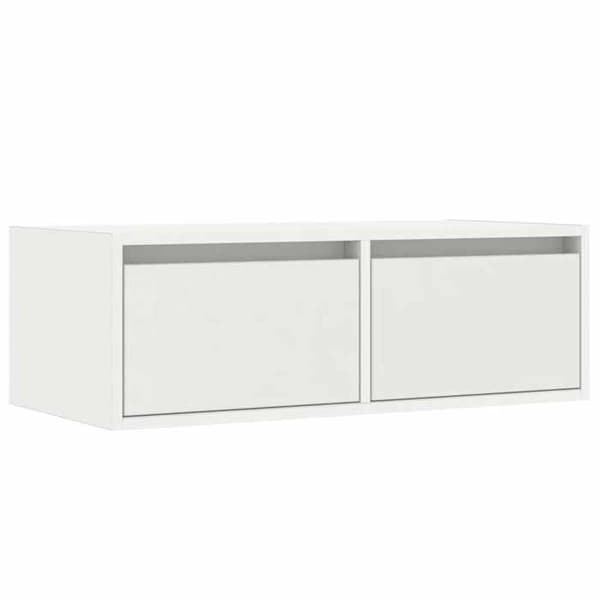 Maison Exclusive - TV-møbel med hvide LED-lys 75x35,5x25 cm
