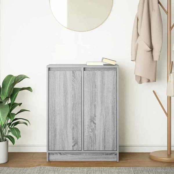 Maison Exclusive - Buffé Sonoma Grå 57x34x76 cm Ingenjörsträ