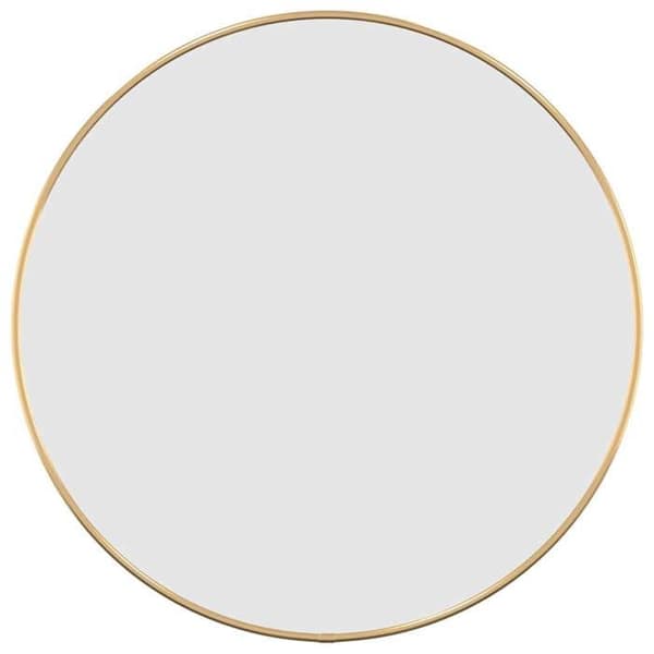 Maison Exclusive - Guld vægspejl Ø 50 cm Rund gyllene