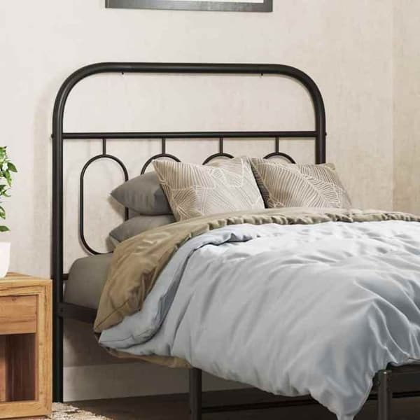 Maison Exclusive - Erstatnings hovedgærde i sort metal 90 cm