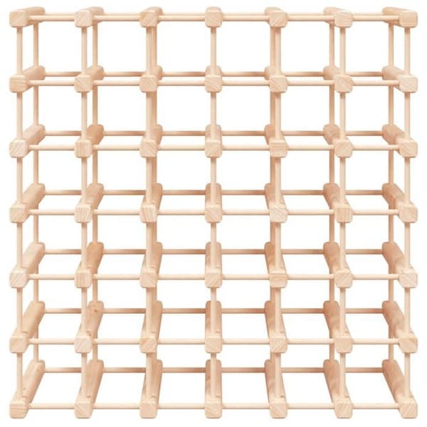 Maison Exclusive - Viinikaappi 42 pullolle 68,5x23x68,5 cm massiivipuuta