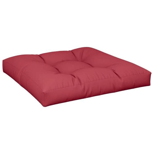 Maison Exclusive - Pallet puder sæt af 2 rød bordeaux stof