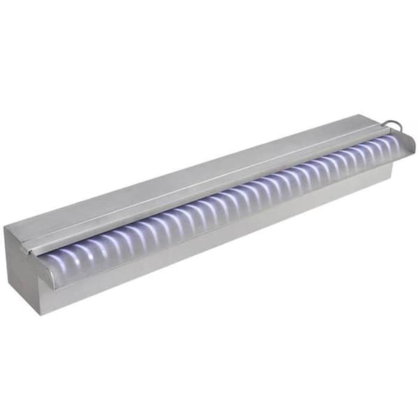 Maison Exclusive - Rektangulär LED-vattenstråle 60 cm i rostfritt stål för pool