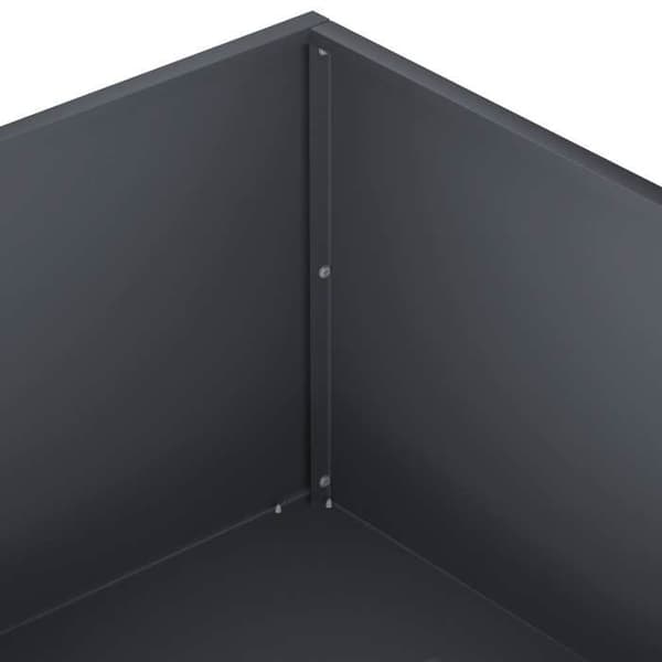 Maison Exclusive - Anthracite-puutarhakori 40 x 40 x 20 cm