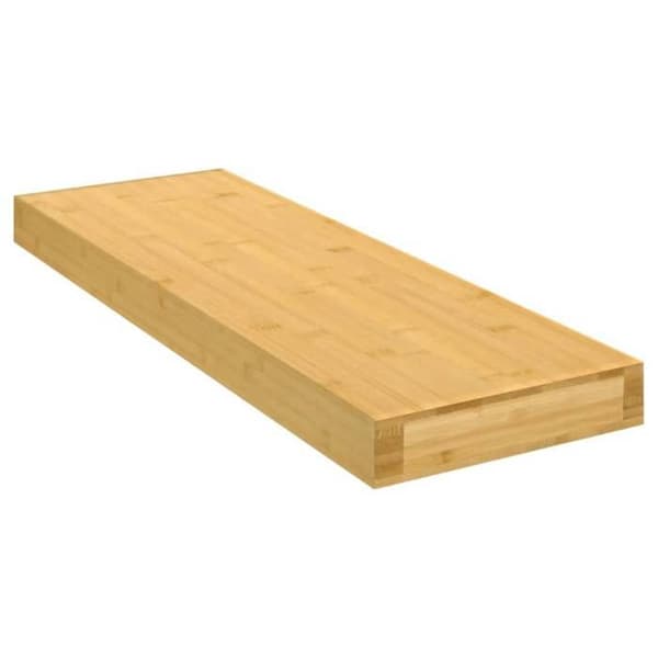 Maison Exclusive - Seinähylly 60x20x4 cm bambu