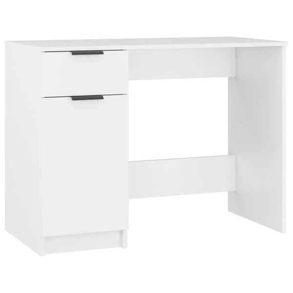 Maison Exclusive - Kontor Vit 100x50x75 cm Ingenjörsträ Vit