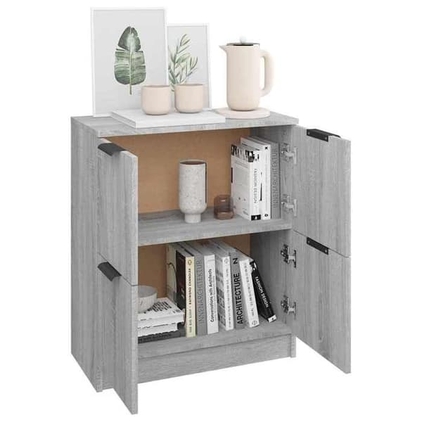Maison Exclusive - Buffet Sonoma grå 60x30x70 cm Ingeniørtræ