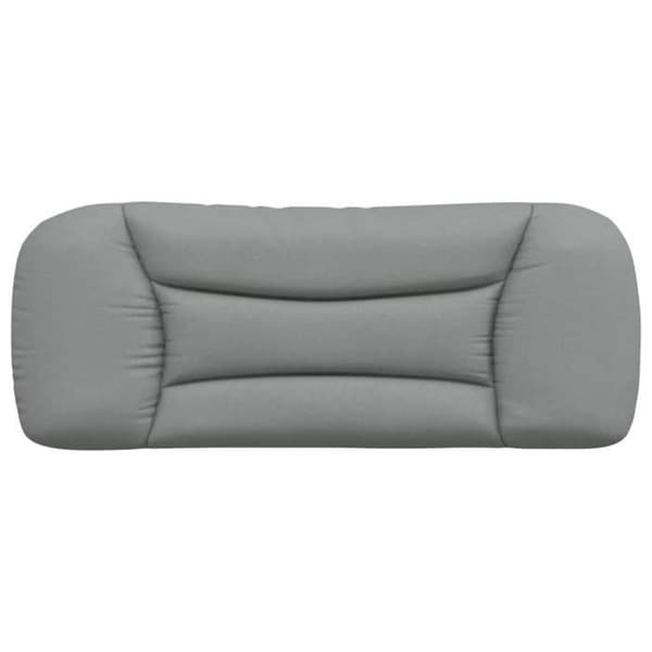 Maison Exclusive - Hvar vaaleanharmaa 100 cm sängynpäädyn tyyny, kangas ljusgrått