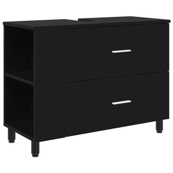 Maison Exclusive - Badeværelsesvaskeskab Sort 80 x 35 x 60 cm