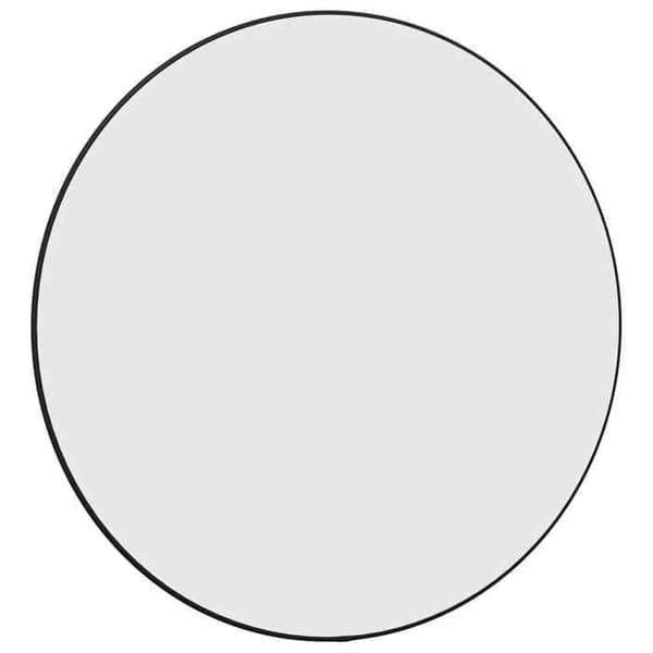 Maison Exclusive - Musta seinäpeili Ø 60 cm Pyöreä