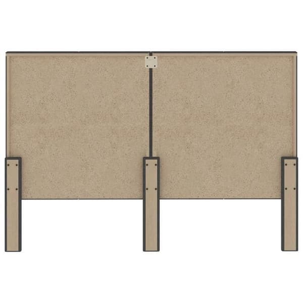 Hovedgærde - EKSKLUSIV HUS - 140x200 cm - Mørkegrå - Holdbart stof - MDF-struktur Mörkgrå