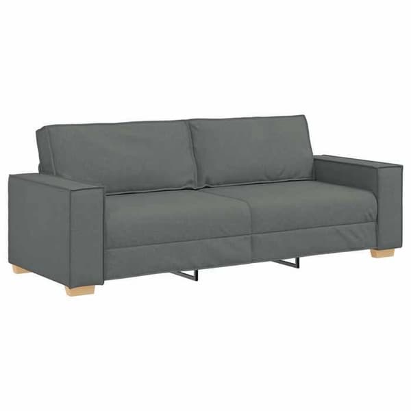 Maison Exclusive - Soffa 3 pc Mörkgrå tyg Mörkgrå