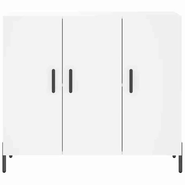 Maison Exclusive - Buffé vit 90x34x80 cm ingenjörsträ