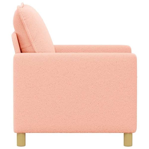 Maison Exclusive - Soffa Rosa 76 x 81 x 87,5 cm Tyg