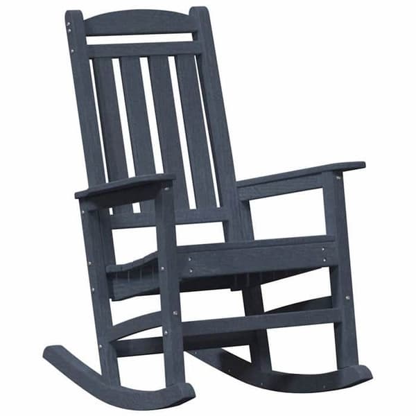 Maison Exclusive - 2-delars gungstol i marinblå polyeten